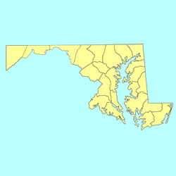 maryland map