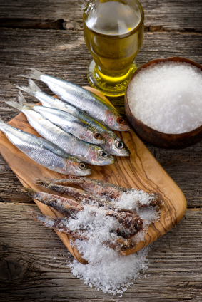 How do you prepare salted herring fish?