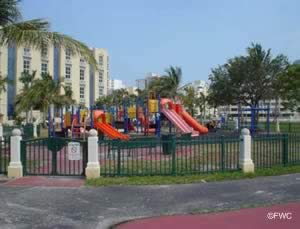 playground for the kids at barry kutun