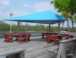 picnic area at homestead bayfront park and boat ramp