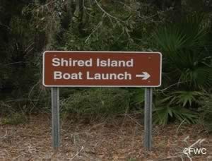 shired island ramp sign