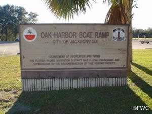 sign at entrance to oak harbor