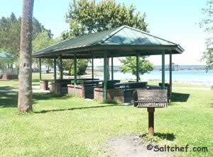 pavilion near spring park fishing pier