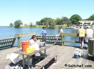 fishing pier on governors creek fl