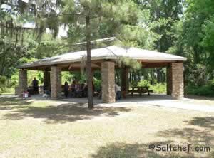 picnic pavilion at betz tiger preserve