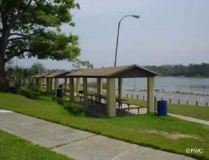 picnic pavilions at bayview park and boat ramp pensacola florida escambia county