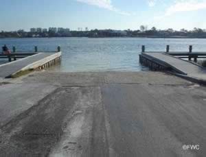 big lagoon state park saltwater boat ramp in escambia county florida