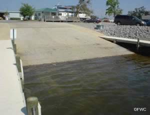 saltwater boat ramp in bayou chico pensacola florida
