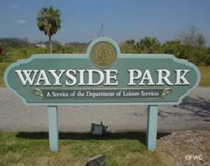 wayside park sign