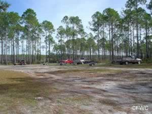 parking at cash creek boat ramp eastpoint florida