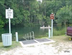 hand launch ramp at rogers park in spring hill florida 34607