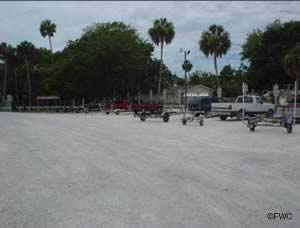 parking at rogers park and boat ramp in spring hill hernando county florida