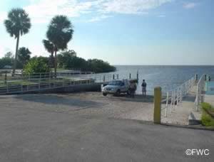 view of simmons boat ramp