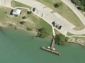 fishing pier on intercoastal side at sebastian inlet