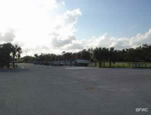 boat trailer parking at sandsprit park martin county florida