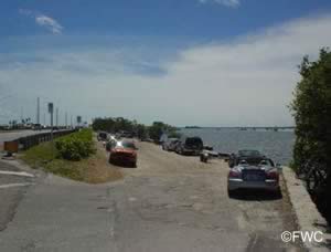 parking at stock island ramp in the keys