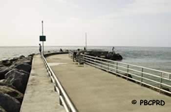 jupiter jetty pier ocean fishing