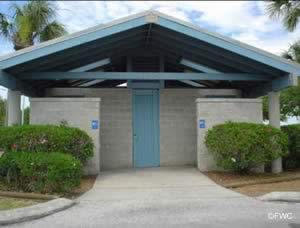 restrooms at robert strickland memorial park hudson florida