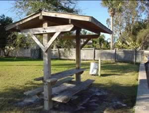 picnic near the water at sims park new port richey