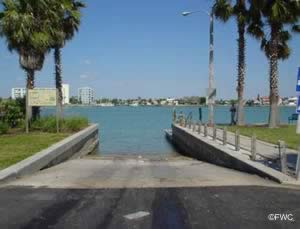 boat ramp on clearwater beach florida