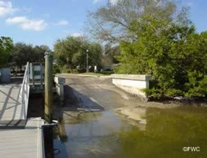 boat ramp at crisp park pinellas county florida
