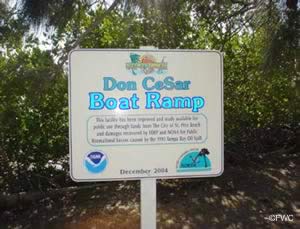 sign at don cesar pinellas county florida