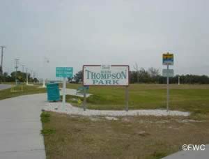 entrance to ken thompson park lido key sarasota county florida
