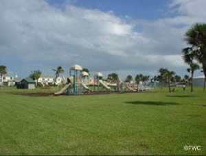 playground for the kids at jaycee park in fort pierce florida