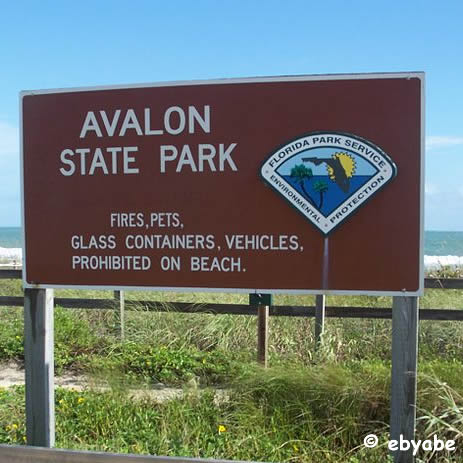avalon state park sign