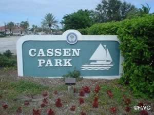 sign at cassen park ormond beach fl