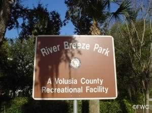 river breeze park in oak hill sign