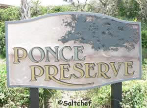 sign at ponce preserve