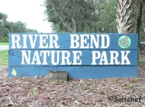 river bend nature park entrance sign