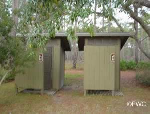 restrooms at ochlockonee state park