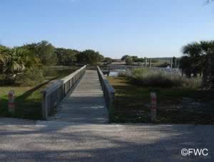 path to floating docks at lighthouse point
