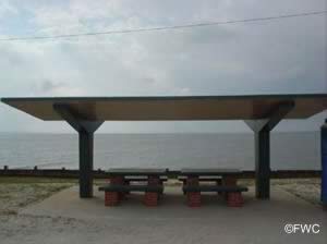 picnic pavilions at bayfield park on the 331 causeway near freeport fl