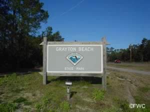grayton beach state park sign