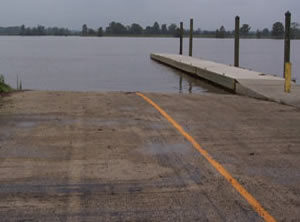 Boat ramp is 300 feet west on Hagley Drive from the above intersection ...