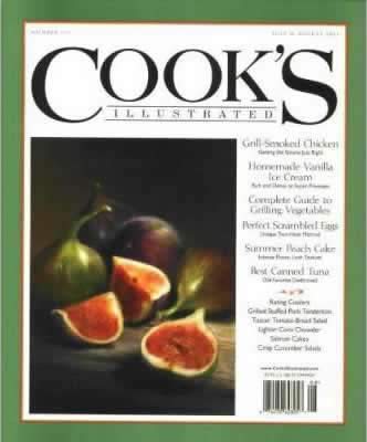 Cover of Cooks Illustrated Magazine