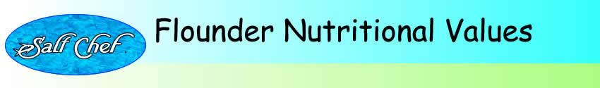 nutritional values of flounder