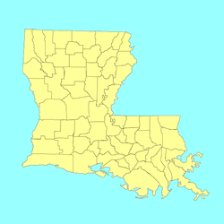 louisiana map