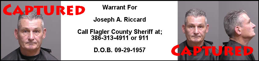 Warrant Flagler County Joseph Riccard