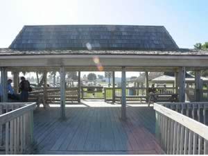 picnic pavilion at bicentennial park in indian harbour beach