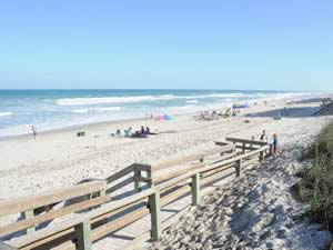 south view at millenium beach park in indian harbour beach