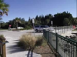 parking at bayshore live oak park in crystal river florida