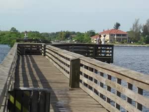 fishing pier on myakka river port charlotte