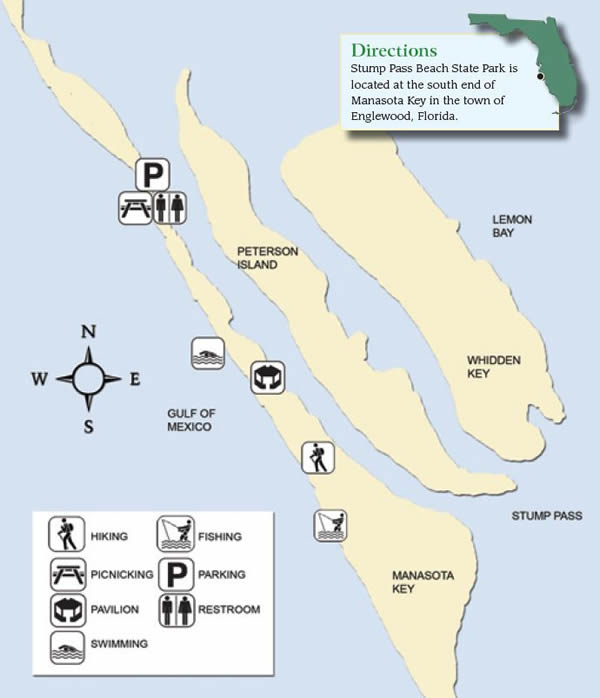 stump pass beach state park map
