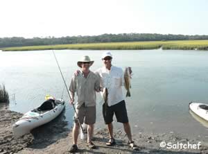 good fishing from haulover creek hand launch