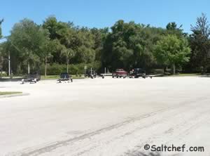 boat trailer parking at knight boat ramp green cove springs fl