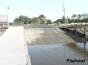 launch your boat into saltwater at big talbot island state park